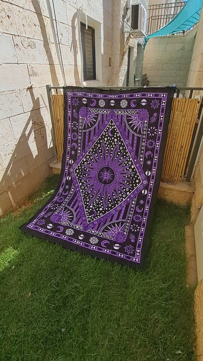 לונג דקורטיבי בינוני - דגם מצפן כוכבים