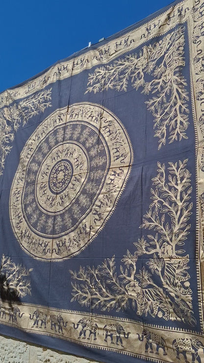 לונג דקורטיבי גדול - דגם פיל מטאלי