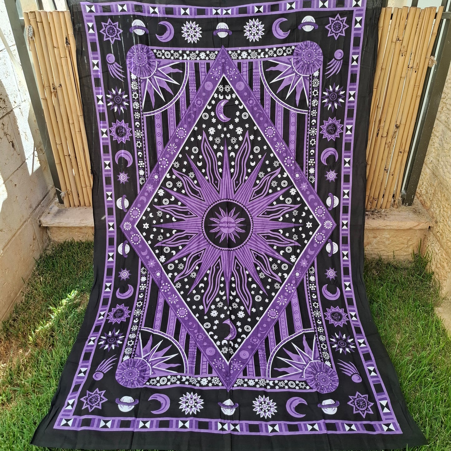 לונג דקורטיבי בינוני - דגם מצפן כוכבים