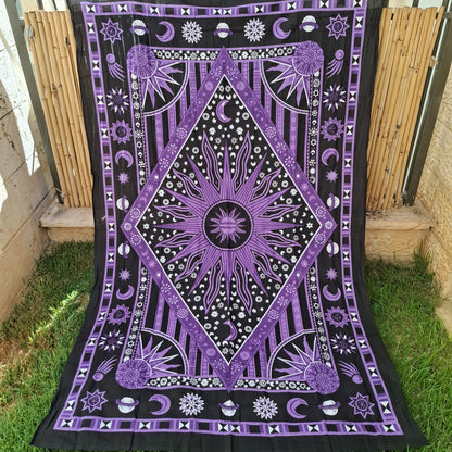 לונג דקורטיבי בינוני - דגם מצפן כוכבים