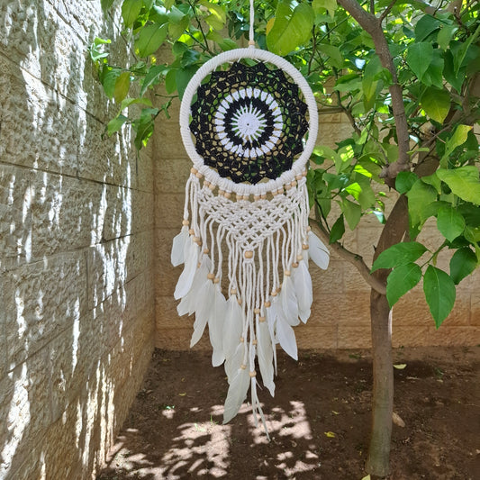 לוכד חלומות מקרמה דגם לַיְלָה