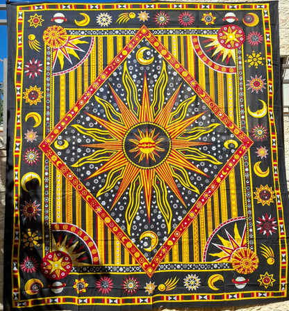 לונג דקורטיבי גדול - דגם מצפן כוכבים