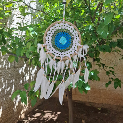 לוכד חלומות מקרמה דגם שלווה